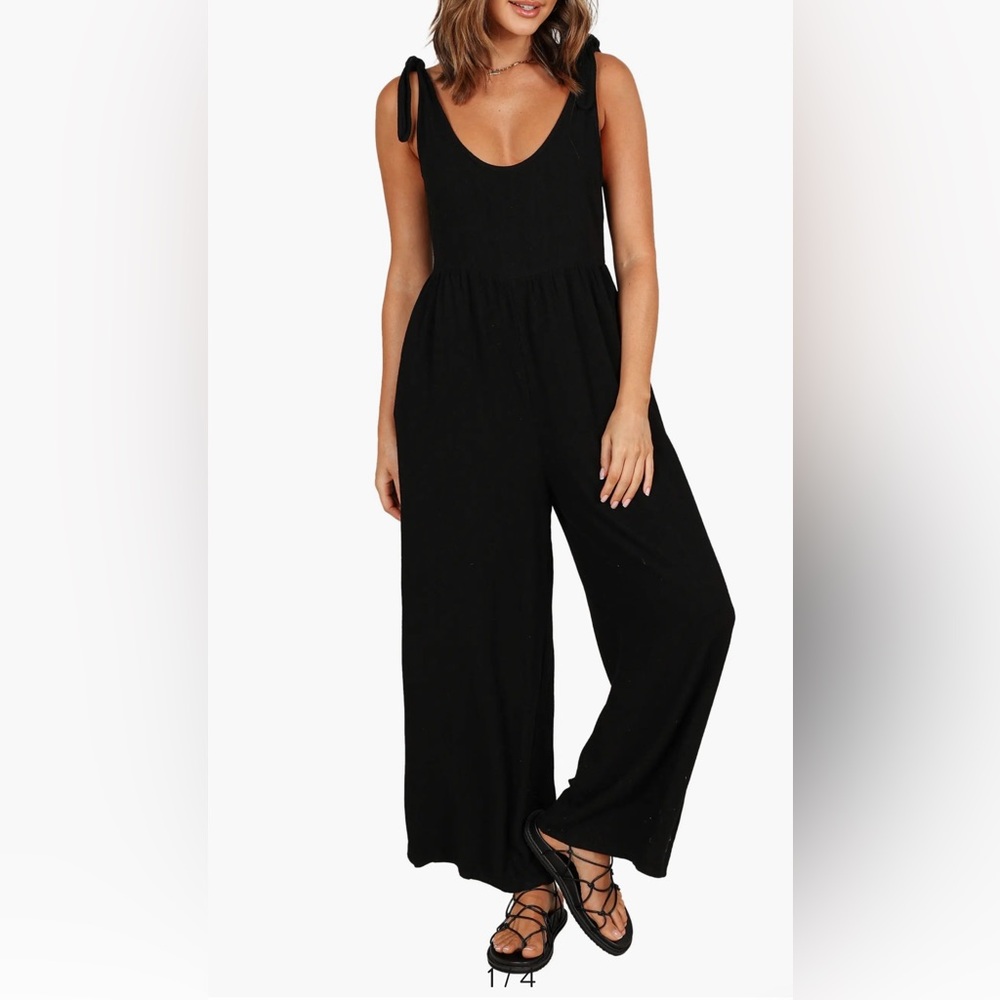 Petal + Pup ~ Tie-Shoulder Jumpsuit